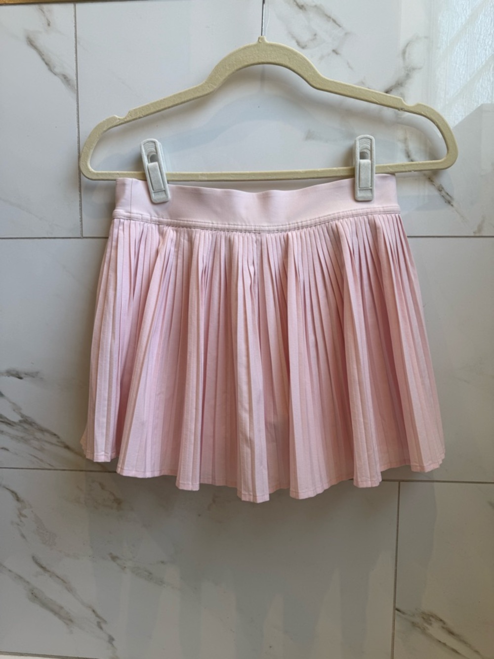 lululemon athletica Pale Pink Pleated Circle Skirt